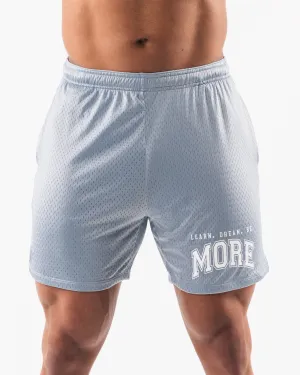 LDB More Mesh Short 6 - Fog Blue Alphalete Athletics