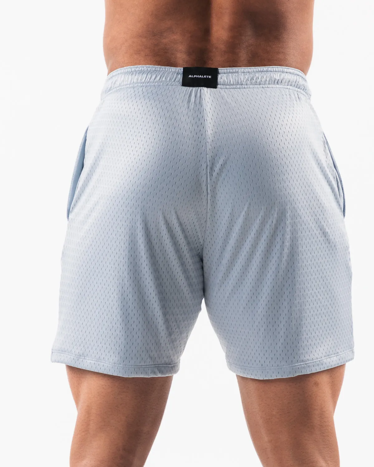 LDB More Mesh Short 6 - Fog Blue Alphalete Athletics
