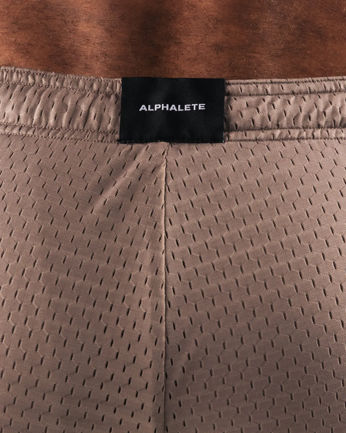 LDB More Mesh Short 6 - Mocha Alphalete Athletics