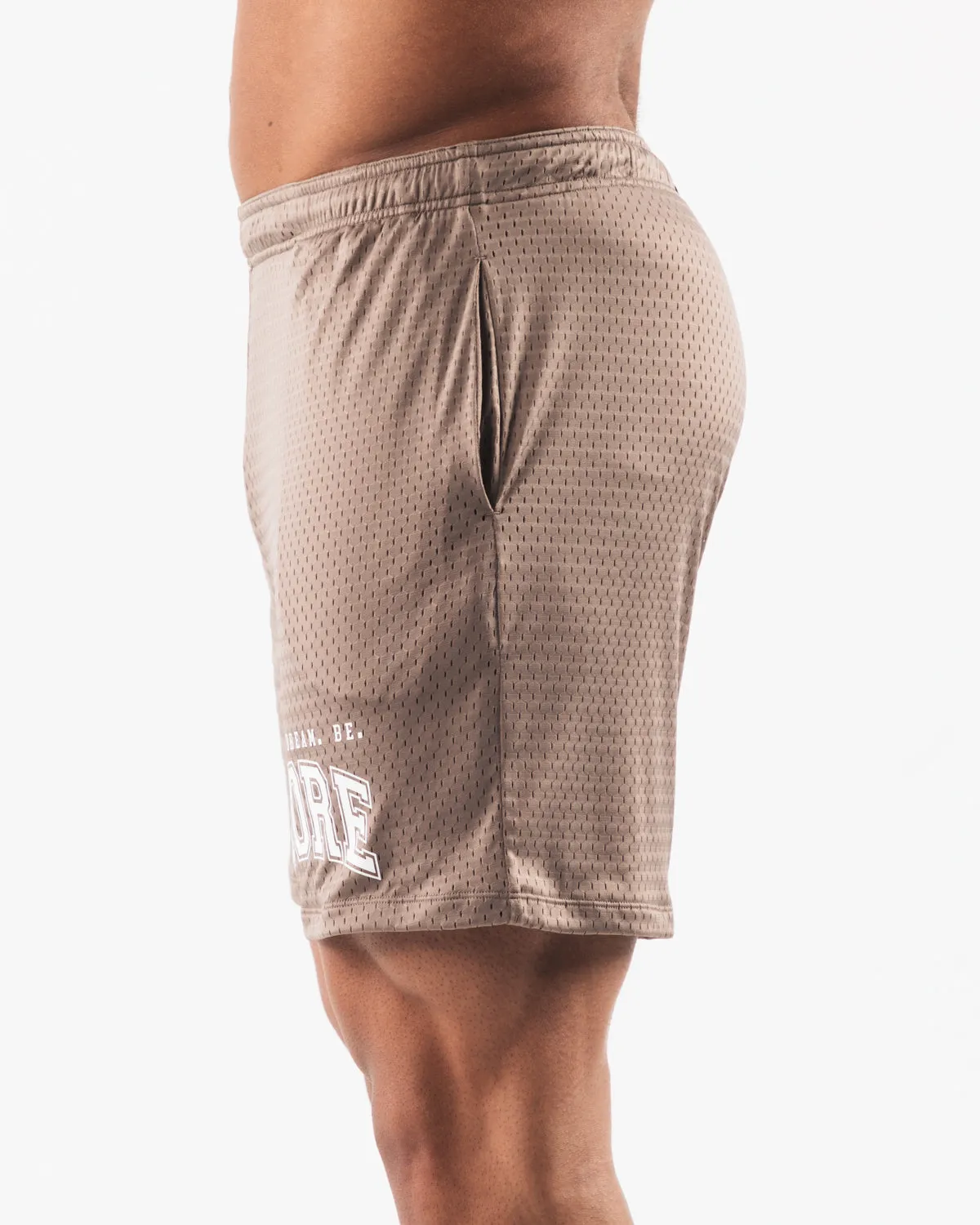 LDB More Mesh Short 6 - Mocha Alphalete Athletics