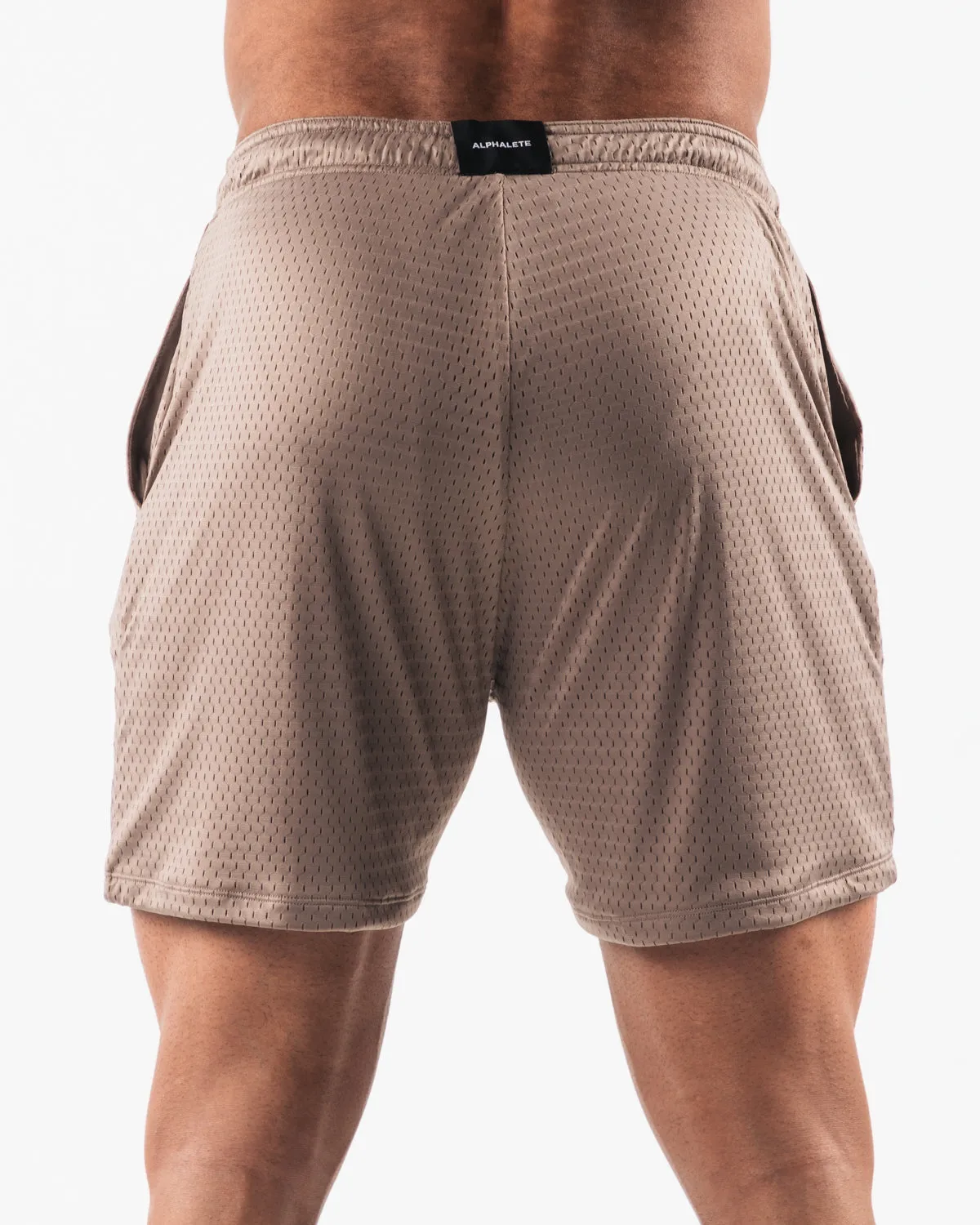 LDB More Mesh Short 6 - Mocha Alphalete Athletics