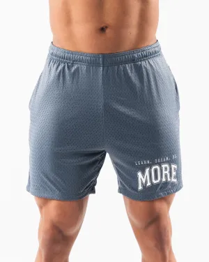 LDB More Mesh Short 6 - Whale Blue Alphalete Athletics