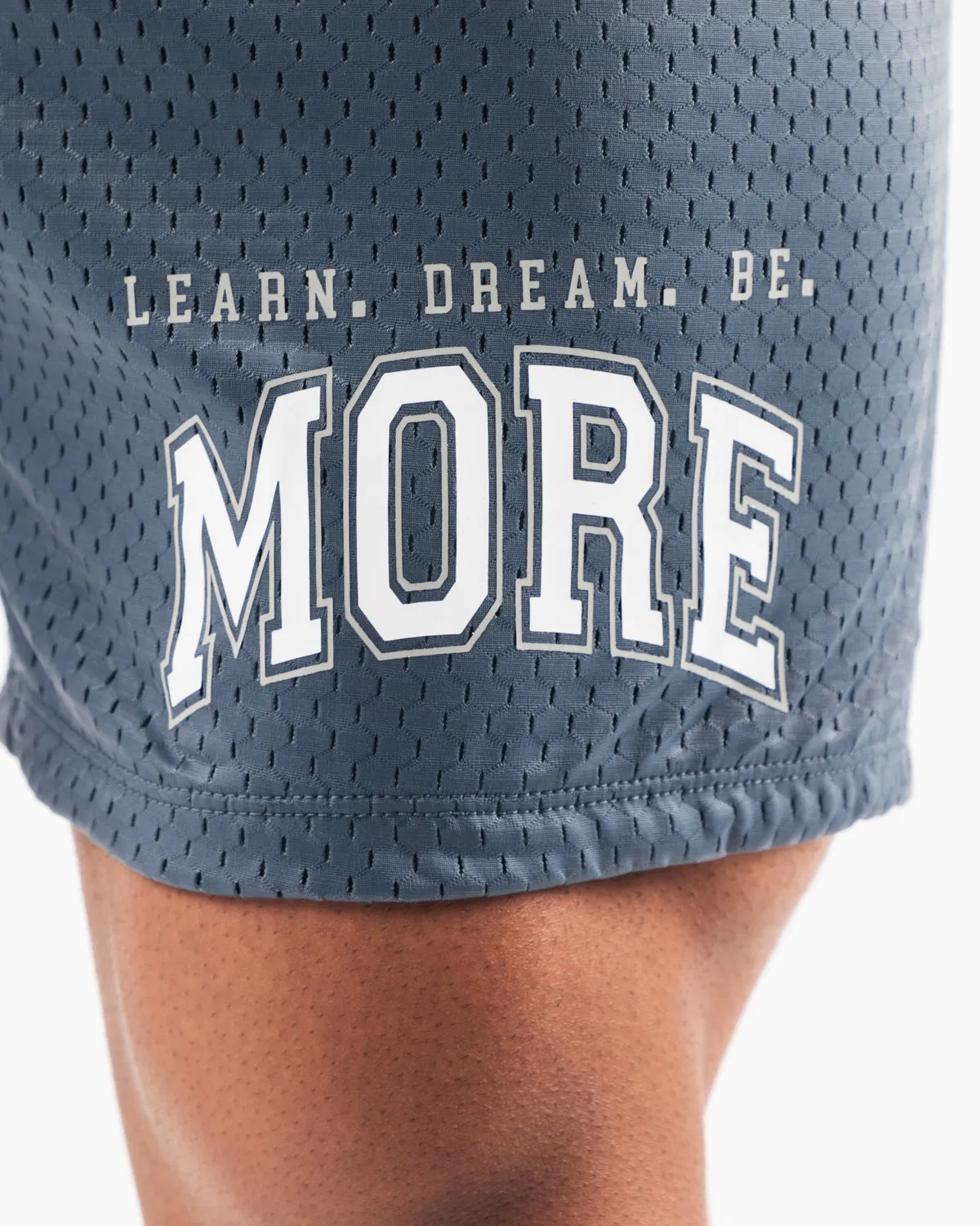 LDB More Mesh Short 6 - Whale Blue Alphalete Athletics