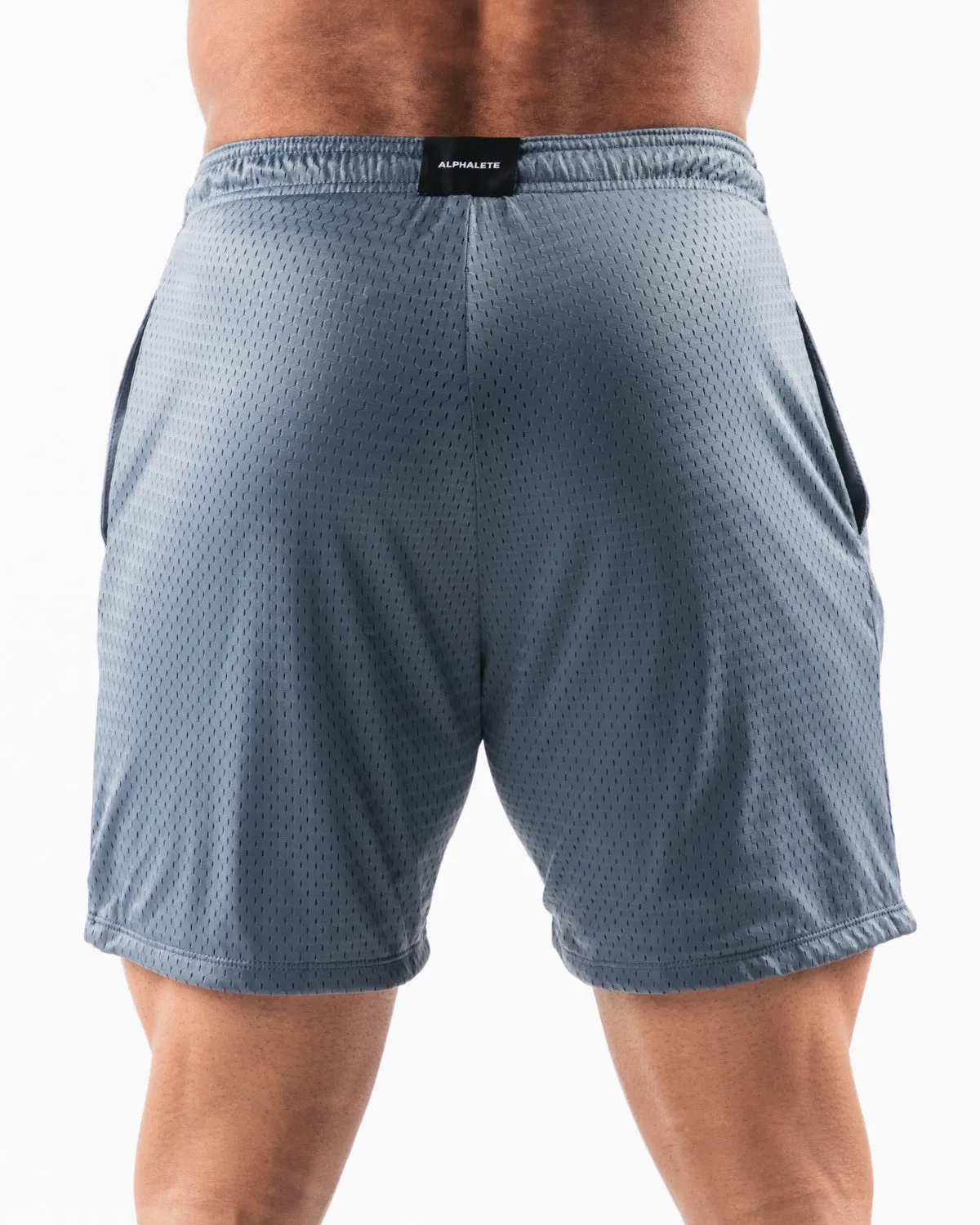LDB More Mesh Short 6 - Whale Blue Alphalete Athletics