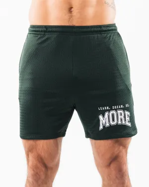LDB More Mesh Short 6" - Evergreen Alphalete Athletics