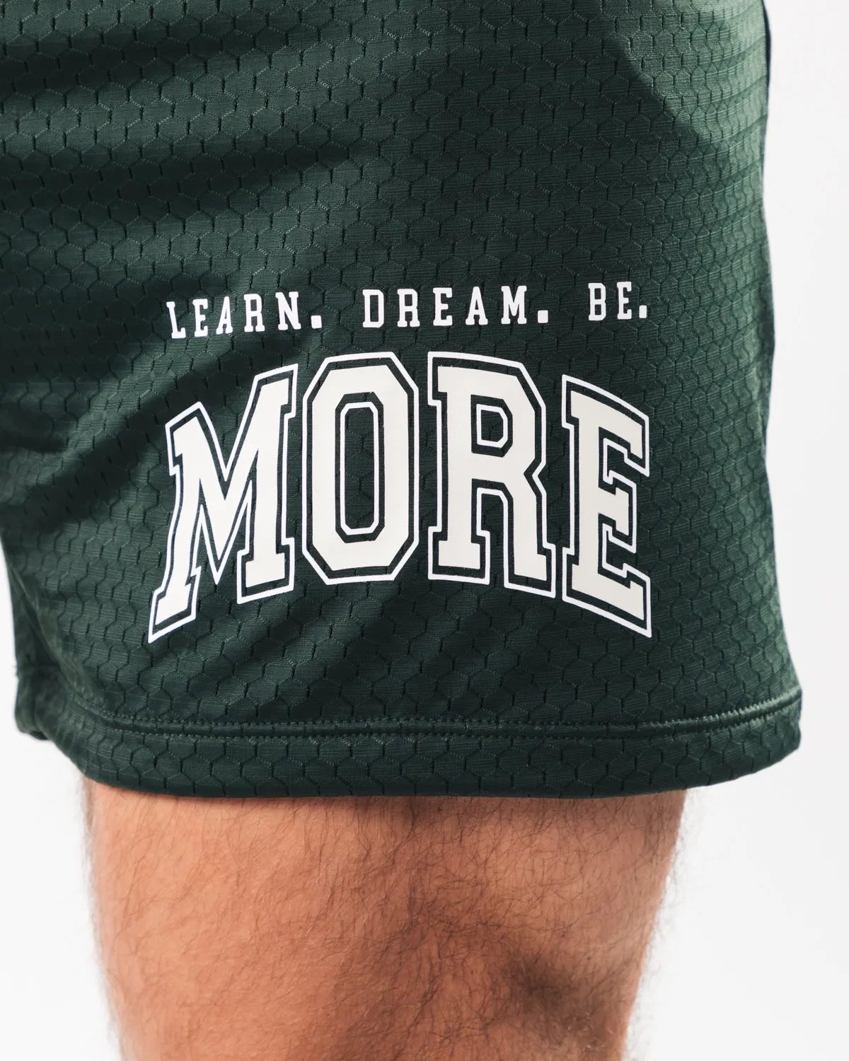 LDB More Mesh Short 6" - Evergreen Alphalete Athletics