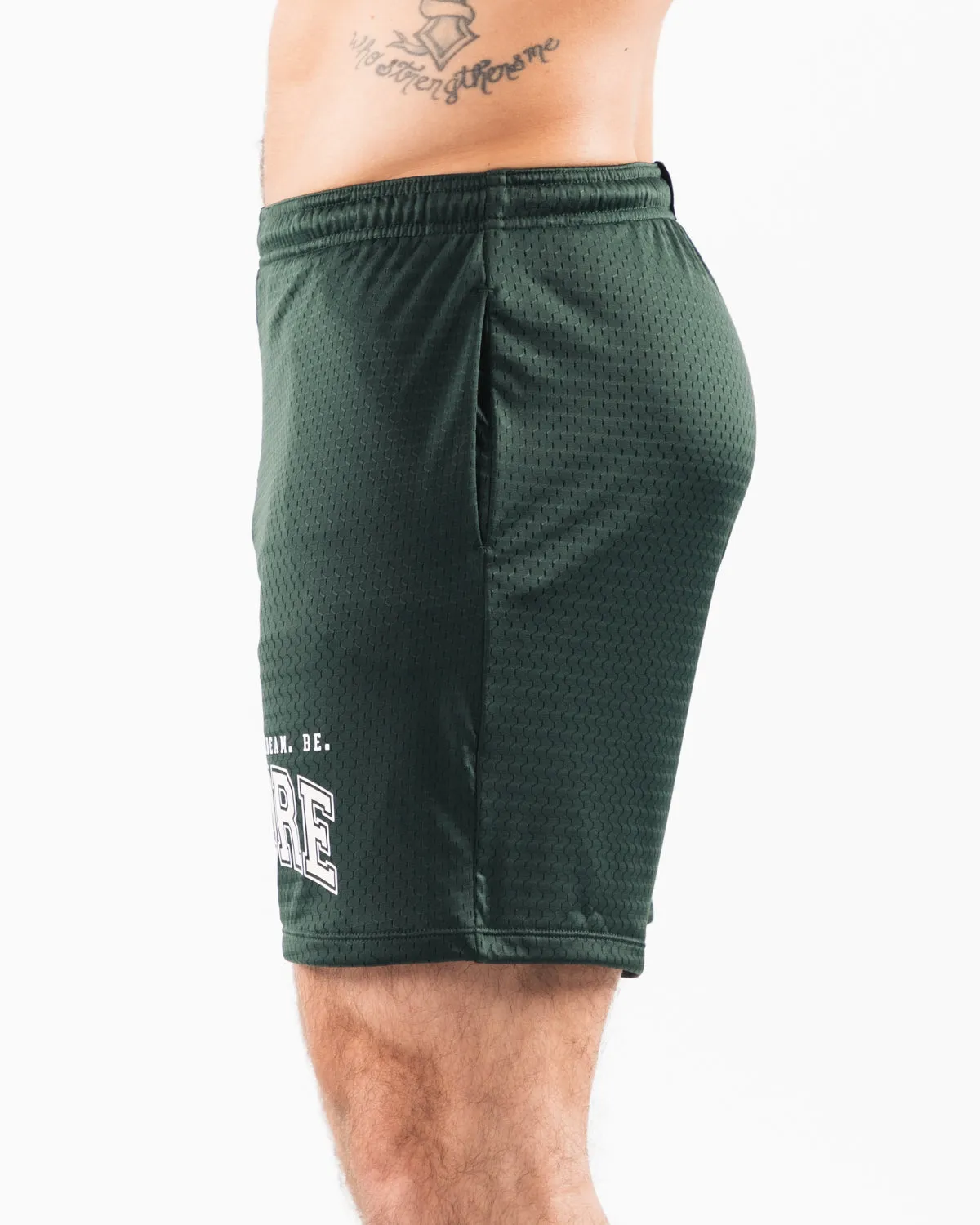 LDB More Mesh Short 6" - Evergreen Alphalete Athletics