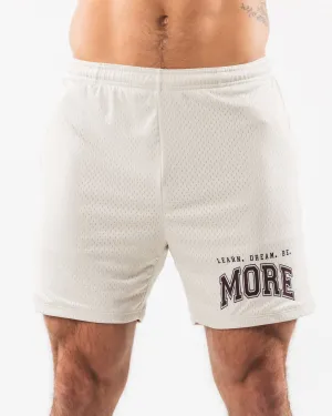 LDB More Mesh Short 6" - Sea Shell Alphalete Athletics