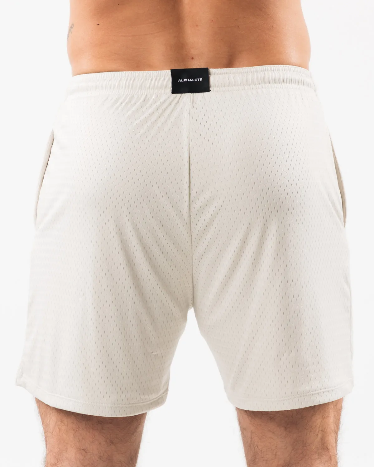 LDB More Mesh Short 6" - Sea Shell Alphalete Athletics