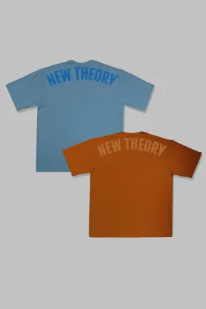 Legacy Oversized T-Shirt - Rust & Stone Blue