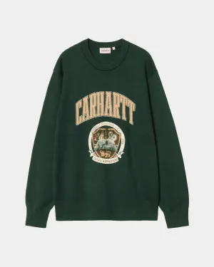 Library College Sweater | Conifer Carhartt WIP