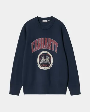 Library College Sweater | Ink Carhartt WIP