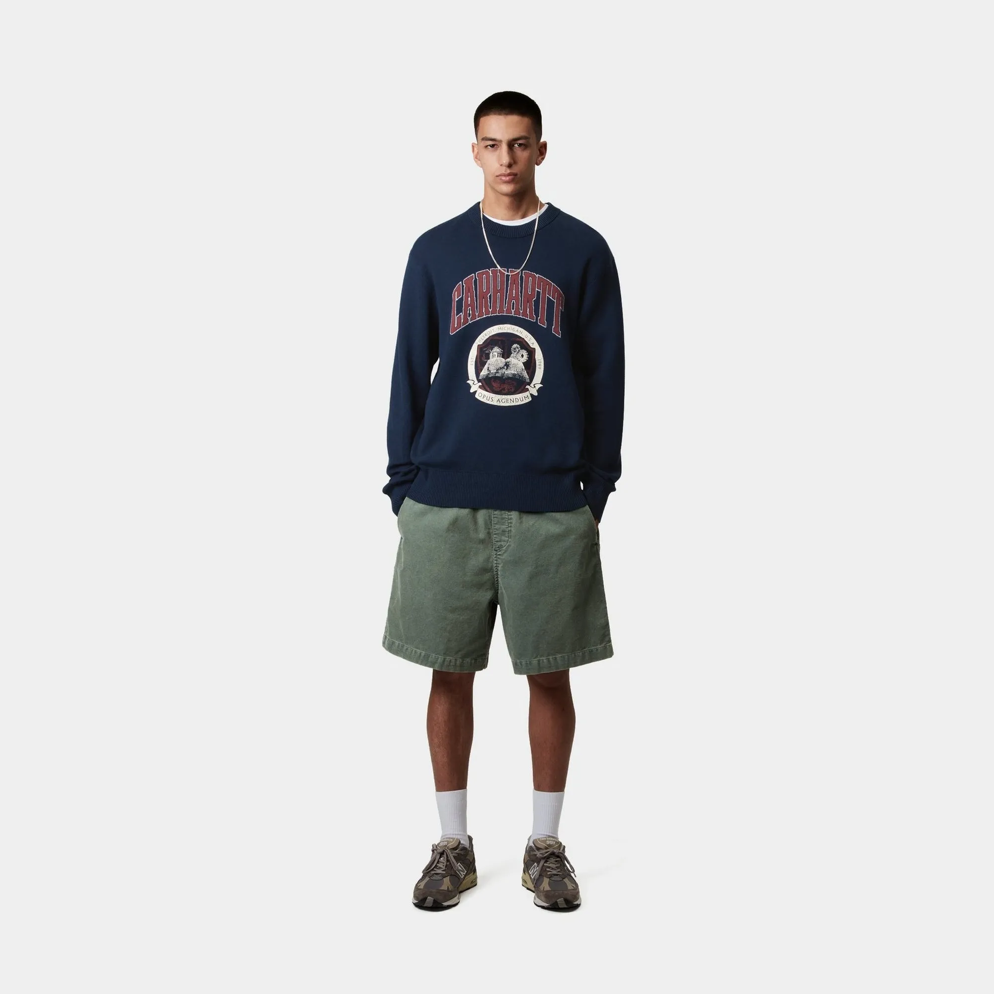 Library College Sweater | Ink Carhartt WIP