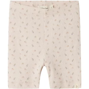 Lil'Atelier Peach Blush Nmfgago Slim Biker Shorts Lil