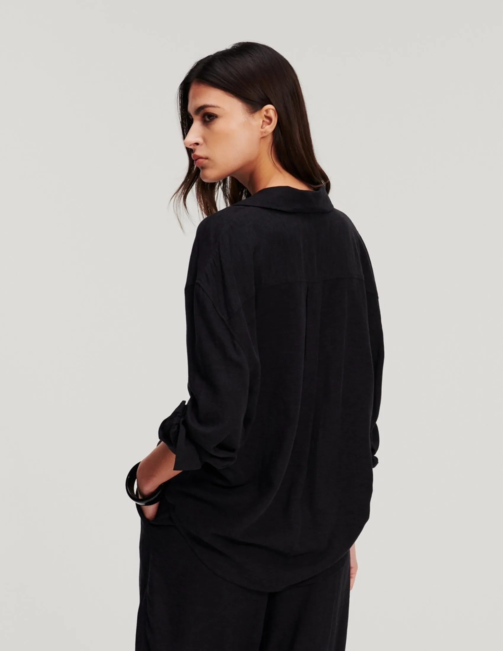 LINEN BLEND SHIRT