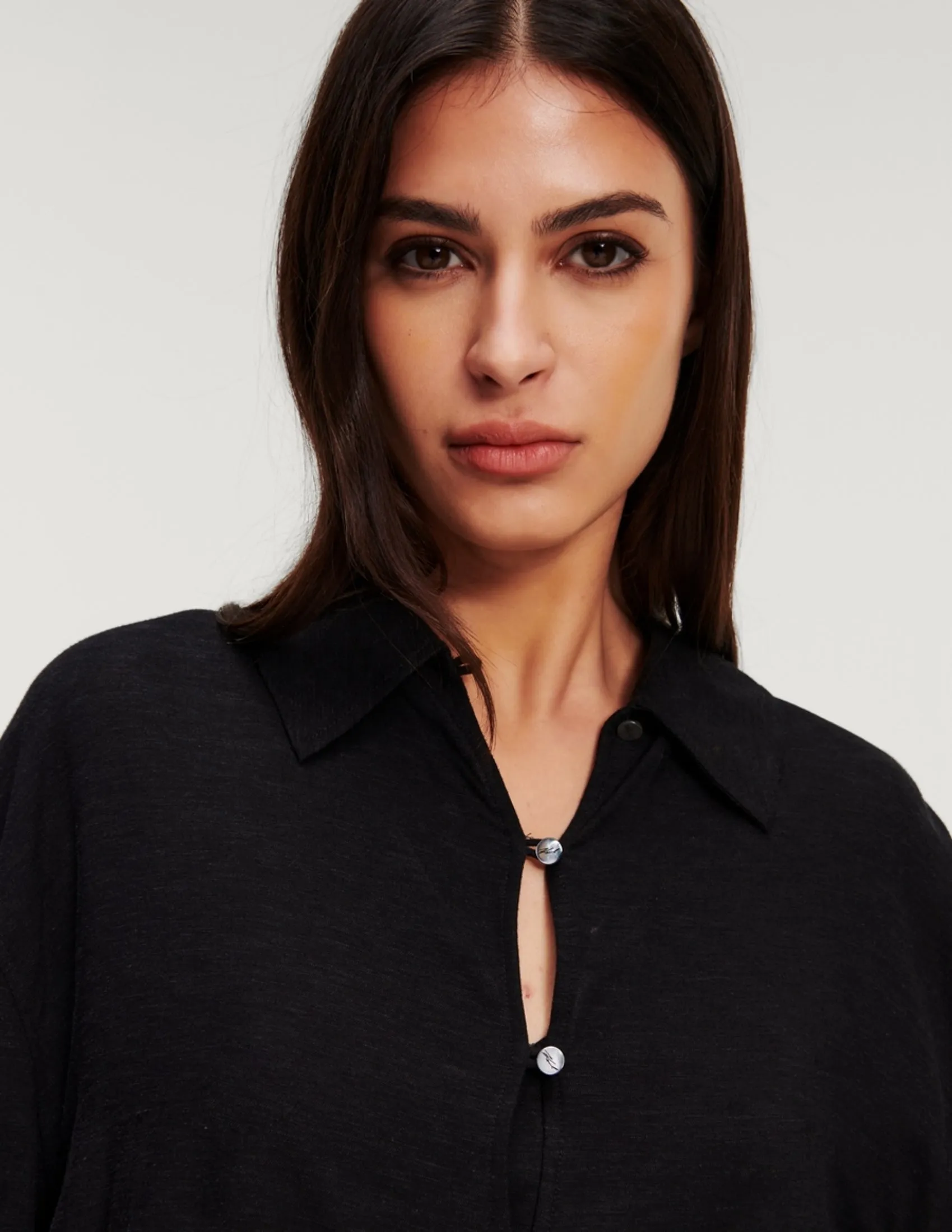 LINEN BLEND SHIRT