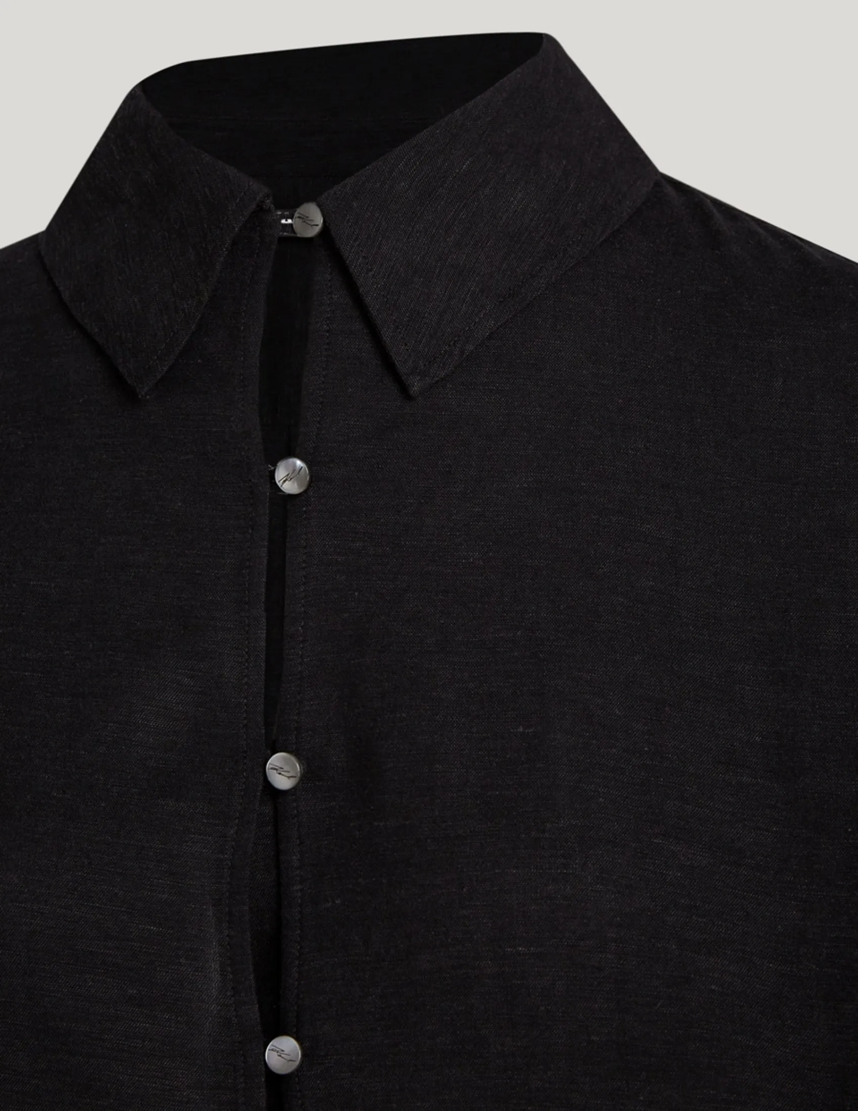 LINEN BLEND SHIRT