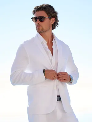 Linen Jersey Blazer