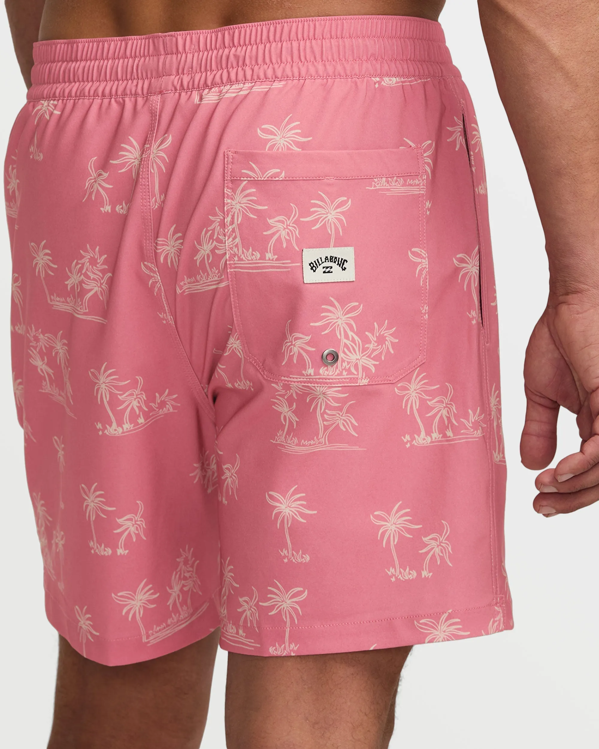 Lineup Laybacks 16" Trunks - Dusty Pink Billabong