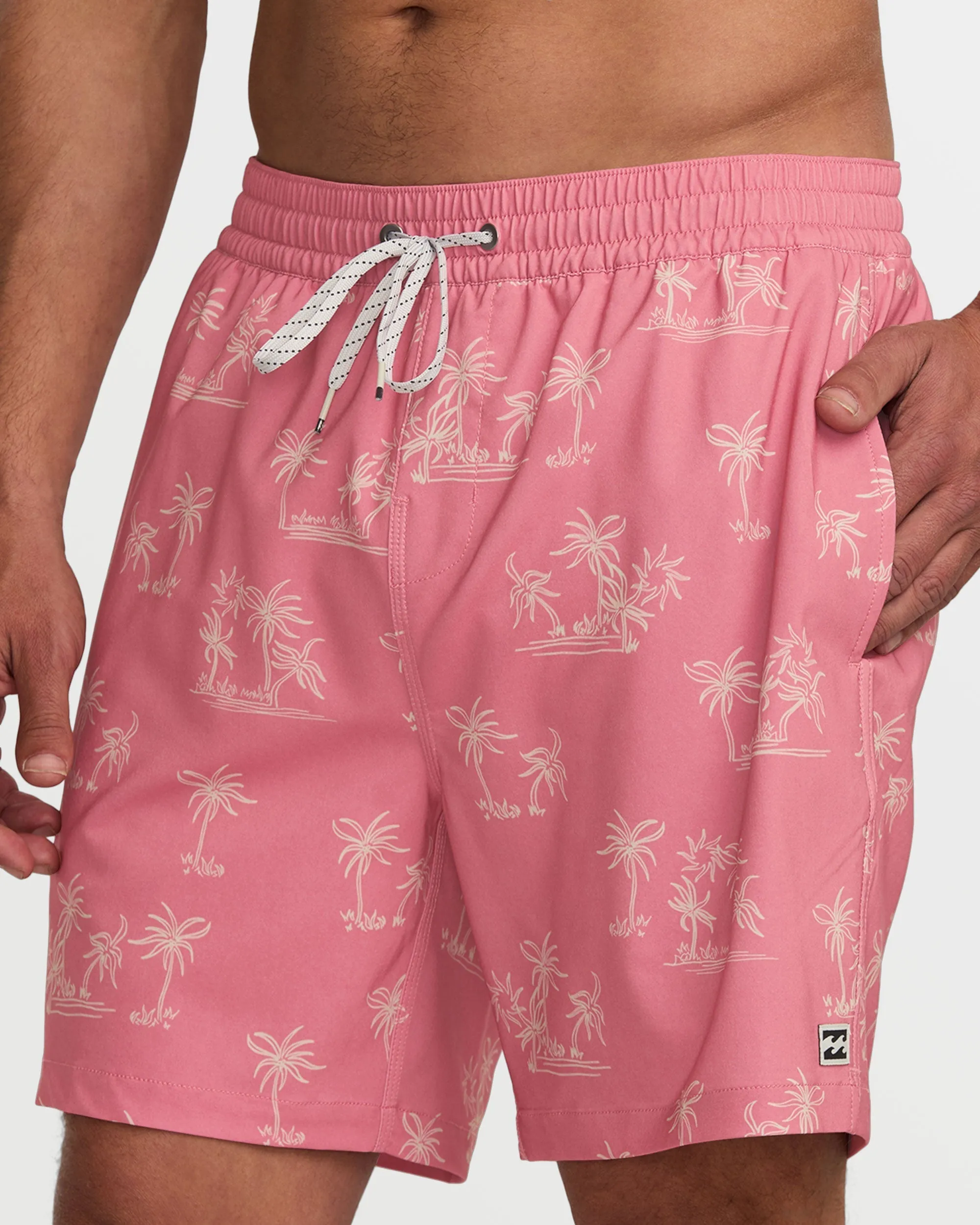 Lineup Laybacks 16" Trunks - Dusty Pink Billabong