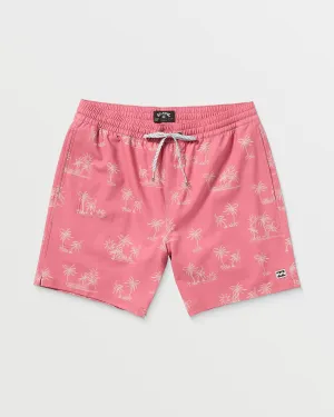 Lineup Laybacks 16" Trunks - Dusty Pink Billabong
