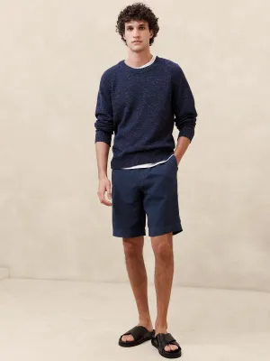 Lino 9" Linen Short Banana Republic