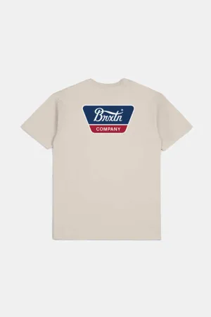 Linwood S/S Standard T-Shirt - Cream Brixton