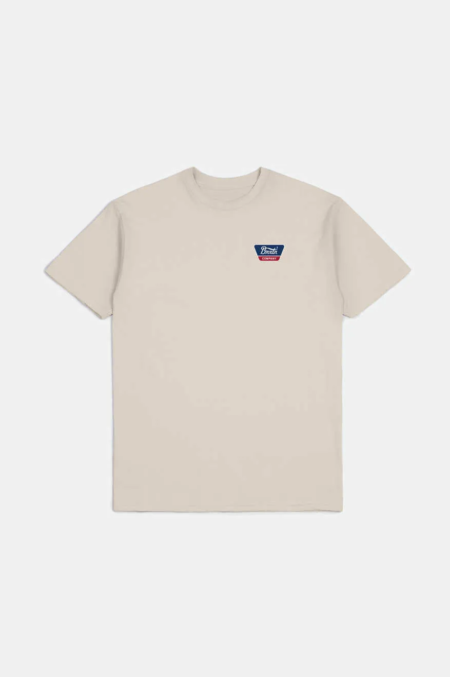 Linwood S/S Standard T-Shirt - Cream Brixton