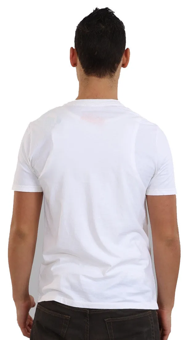 Local Celebrity Comb Over Mens Tee in Cream