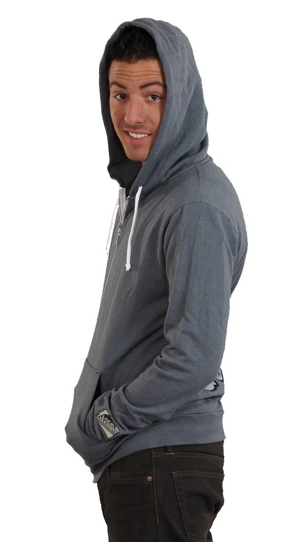 Local Celebrity Damn Mens Hoody in Grey