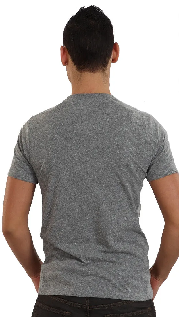 Local Celebrity Loose Lips Mens Tee in Grey