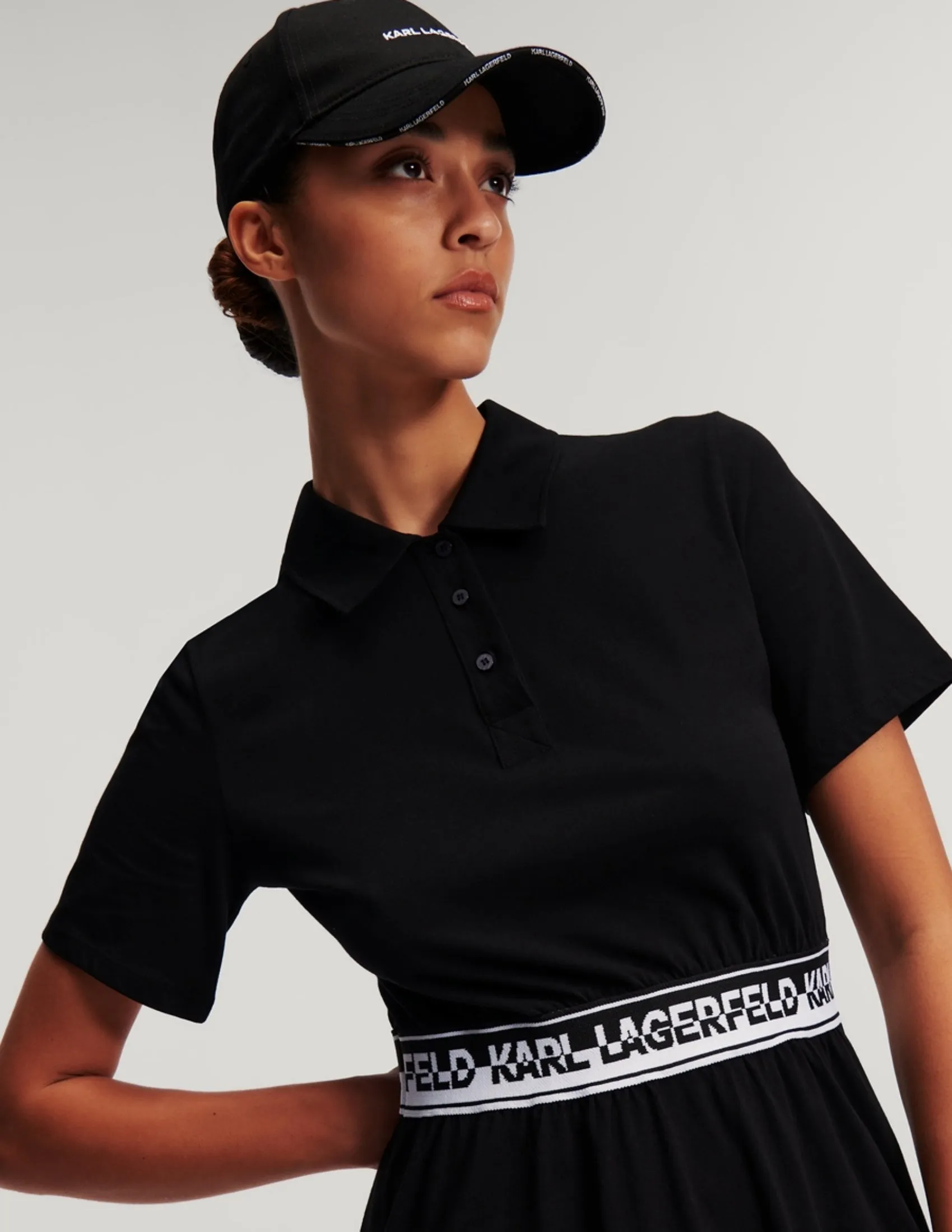 LOGO TAPE SHIRT DRESS