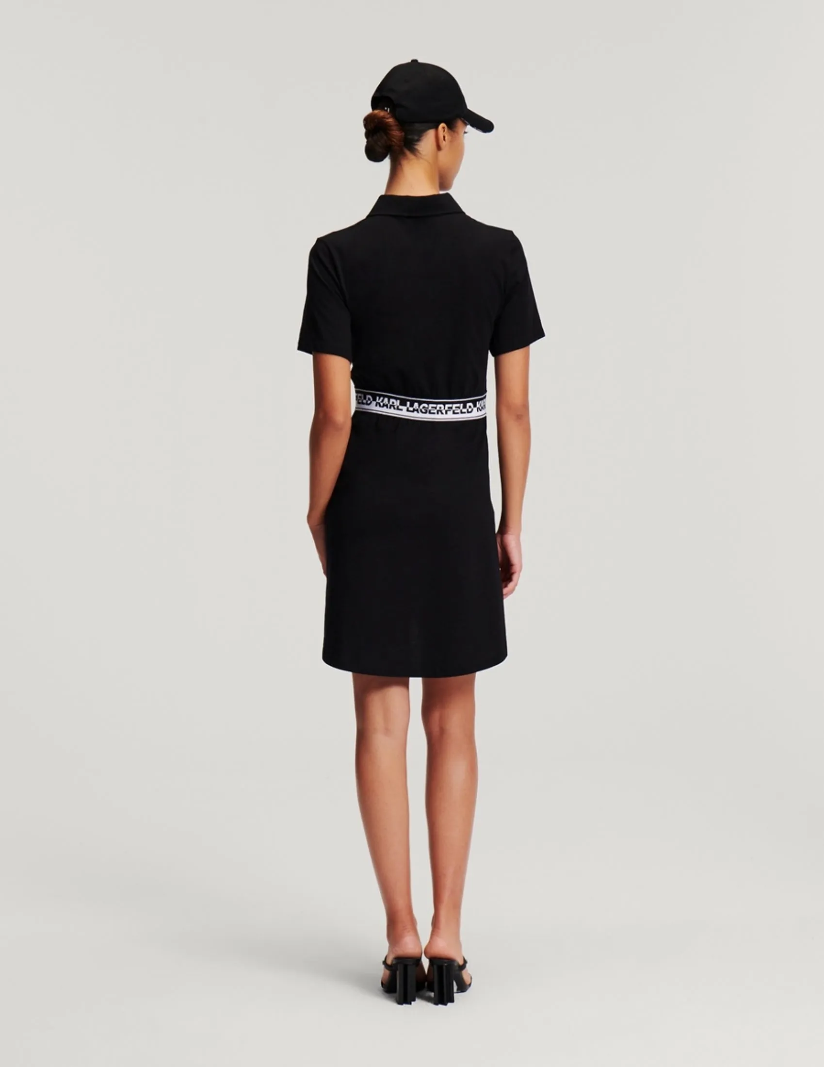 LOGO TAPE SHIRT DRESS