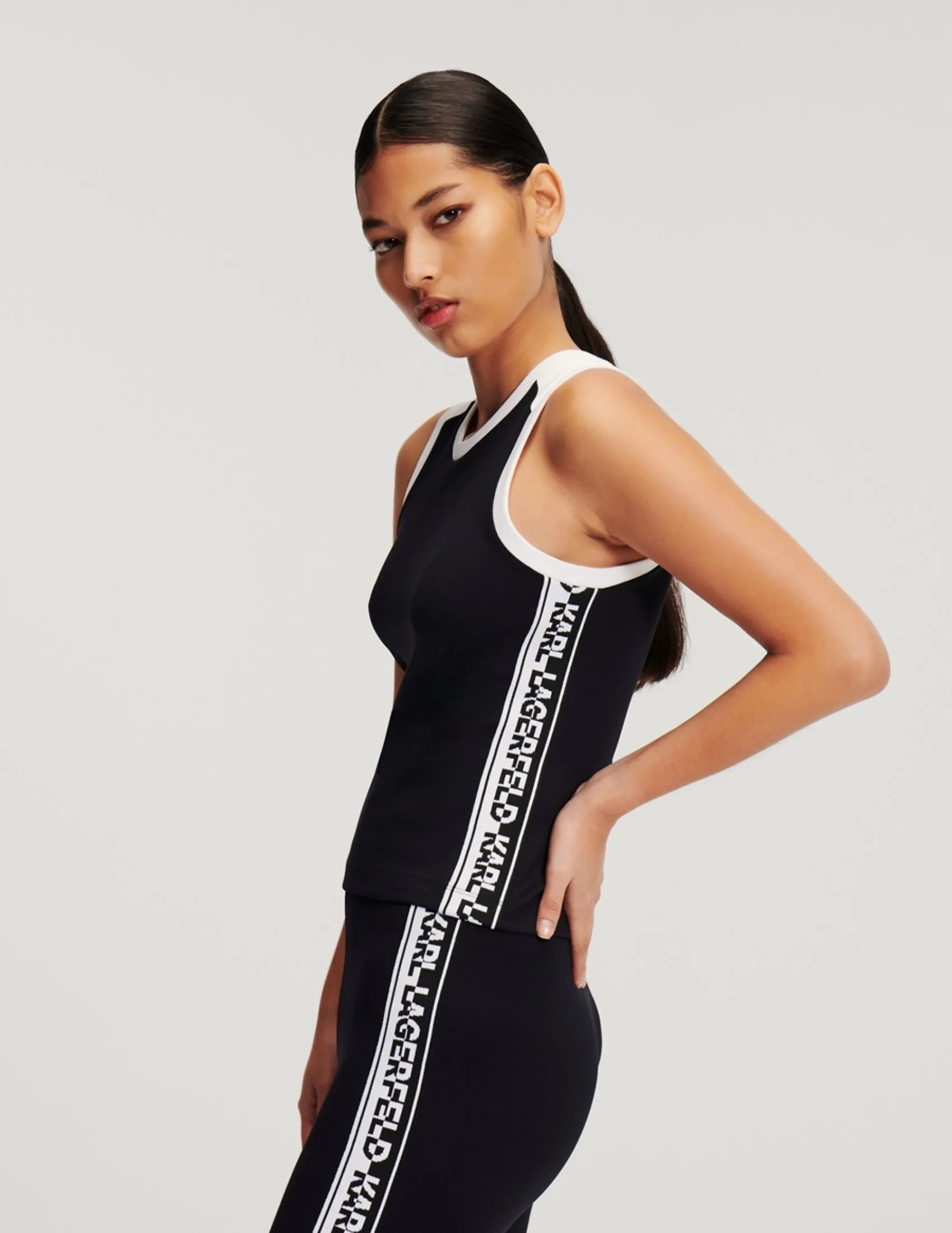 LOGO TAPE TANK TOP