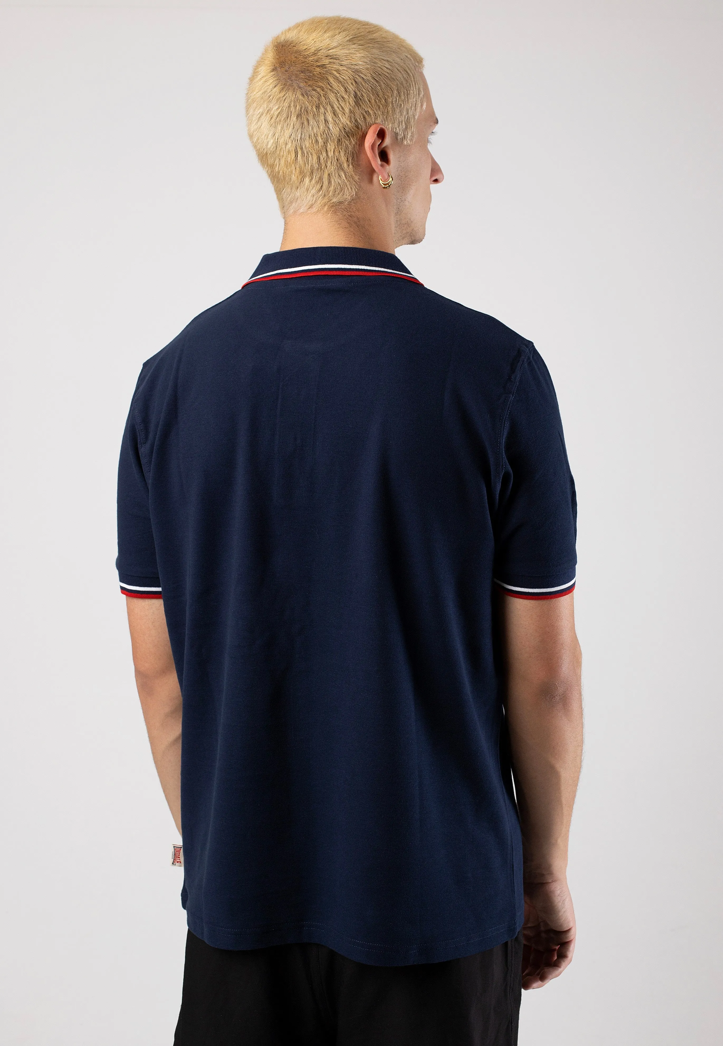 Lonsdale - Moyne Navy/Red/White - Polo