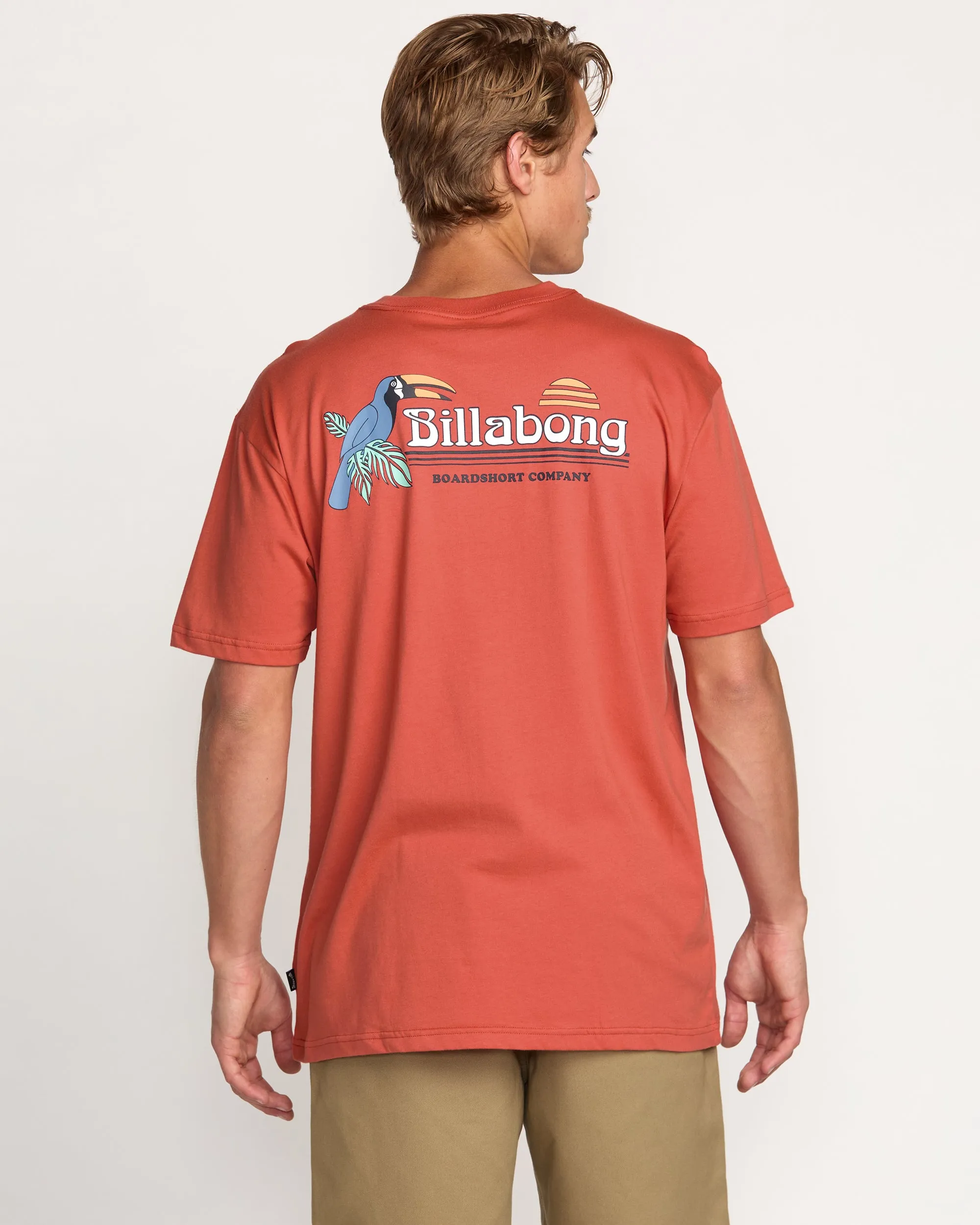 Lounge Premium Tee - Washed Red Billabong