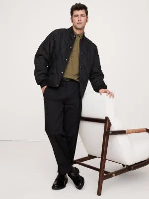 Luxury-Touch Long-Sleeve Polo Banana Republic