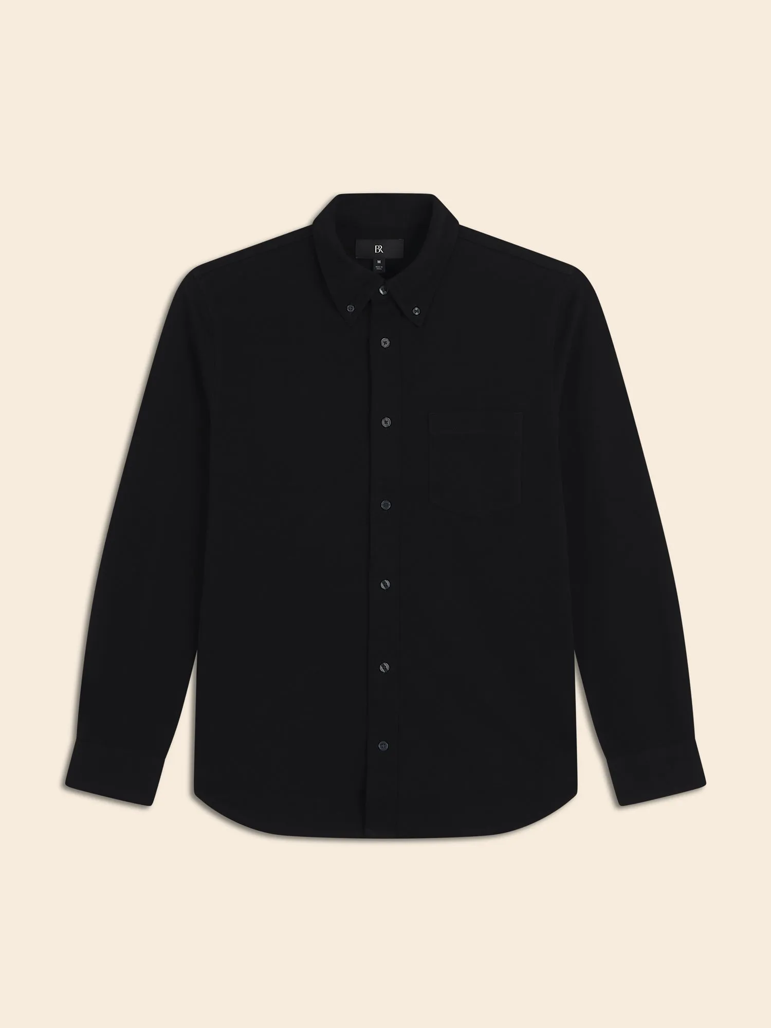 Luxury-Touch Pique Shirt Banana Republic