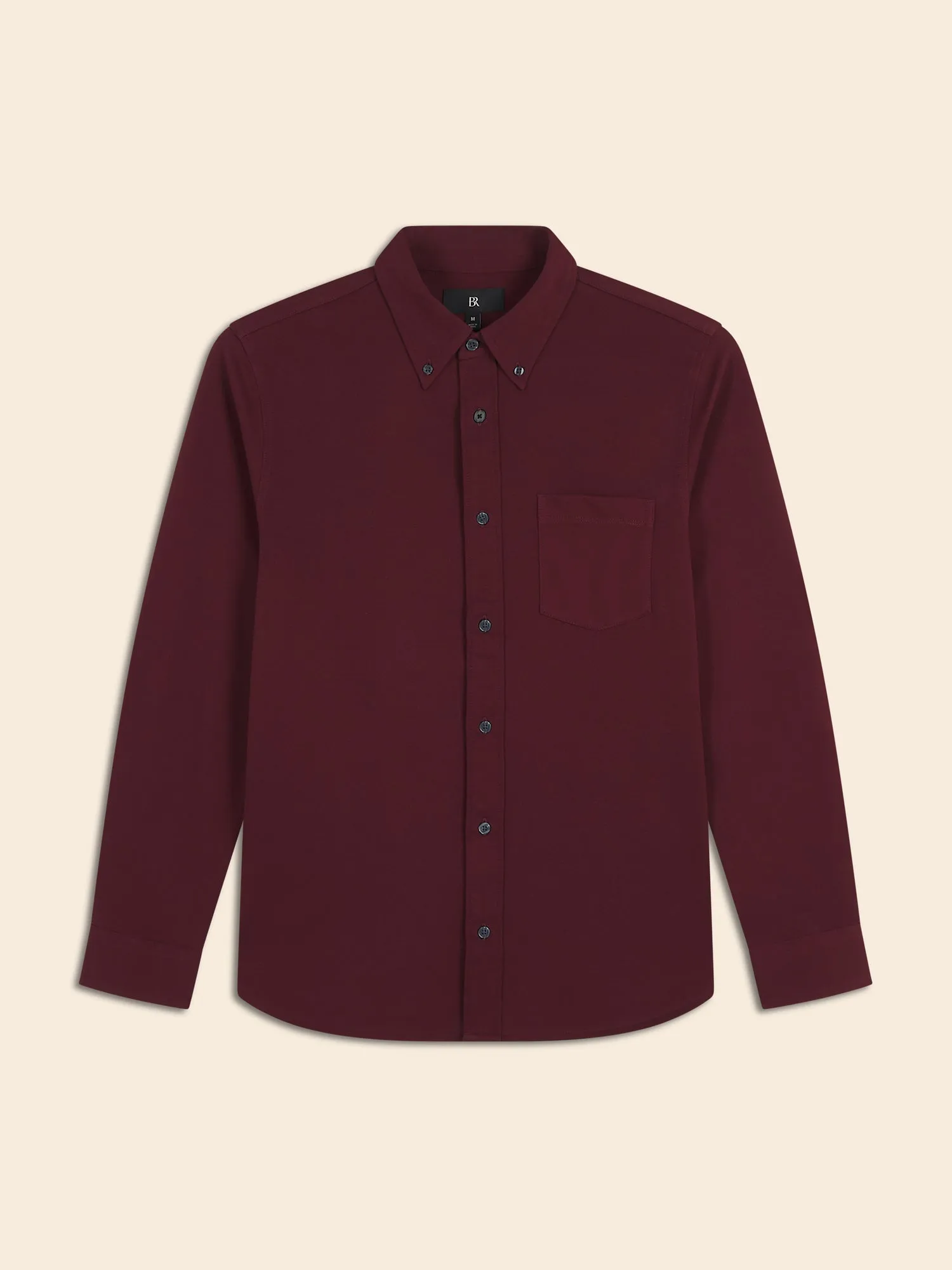 Luxury-Touch Pique Shirt Banana Republic