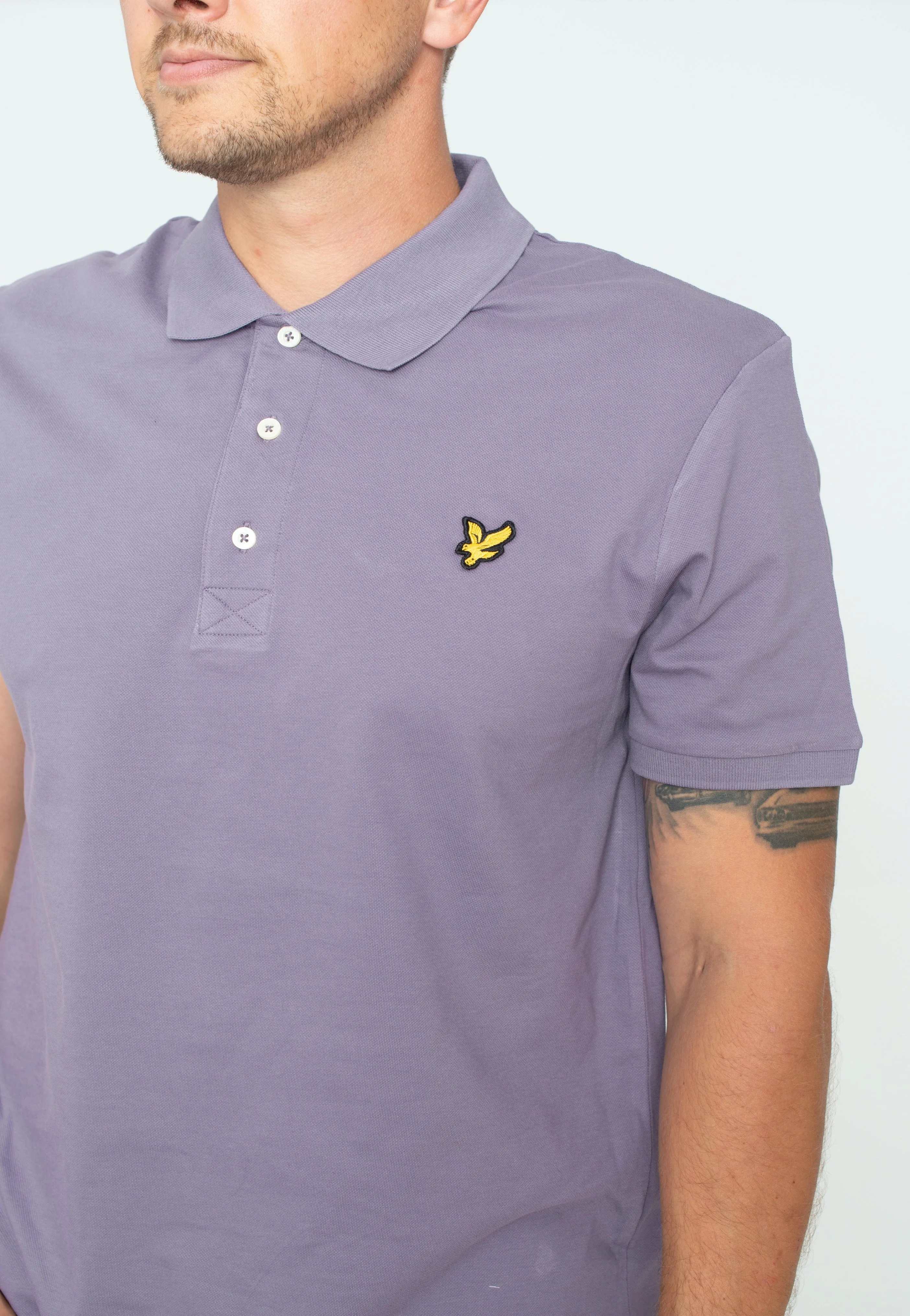 Lyle & Scott - Plain Billboard Purple - Polo