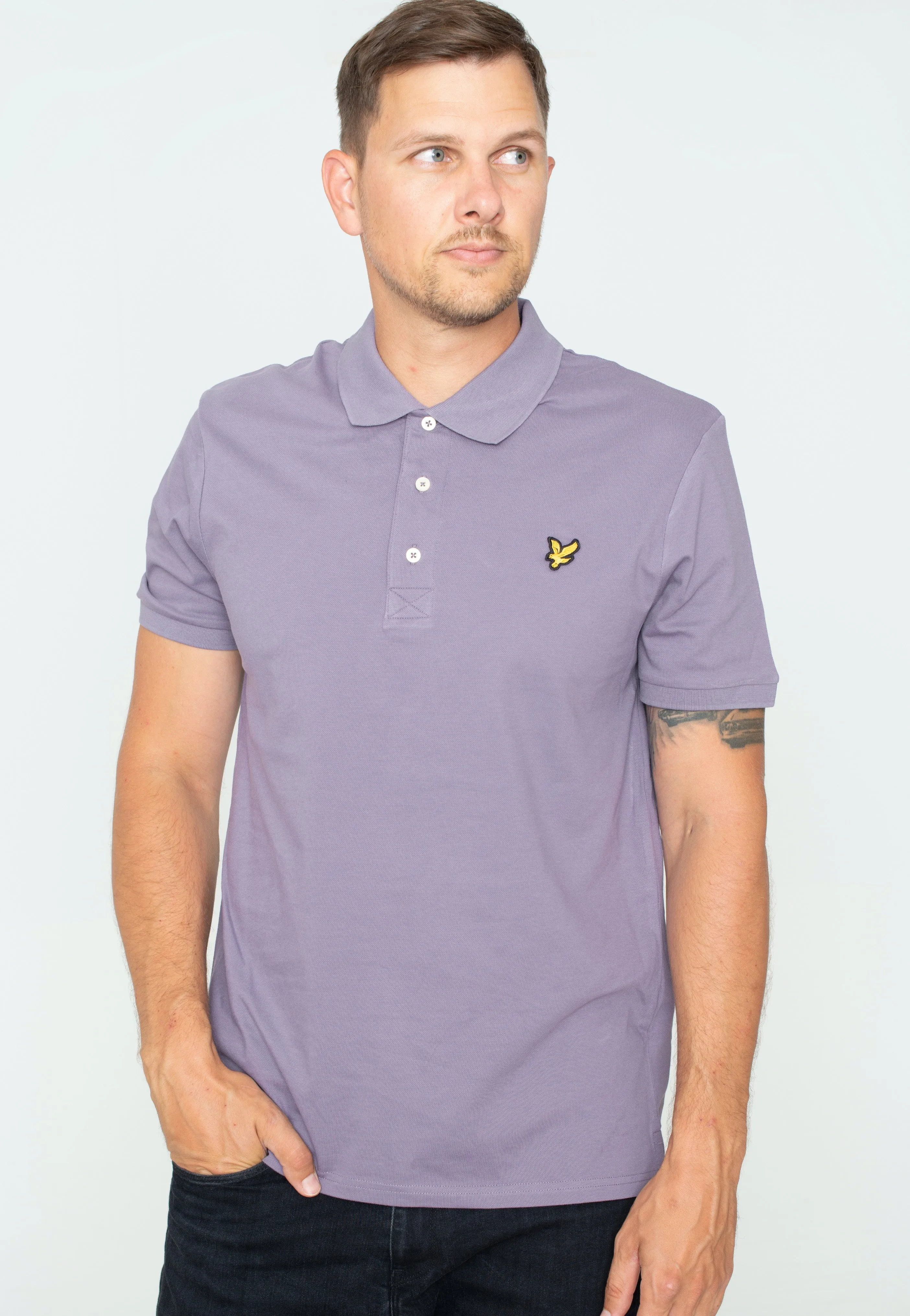 Lyle & Scott - Plain Billboard Purple - Polo