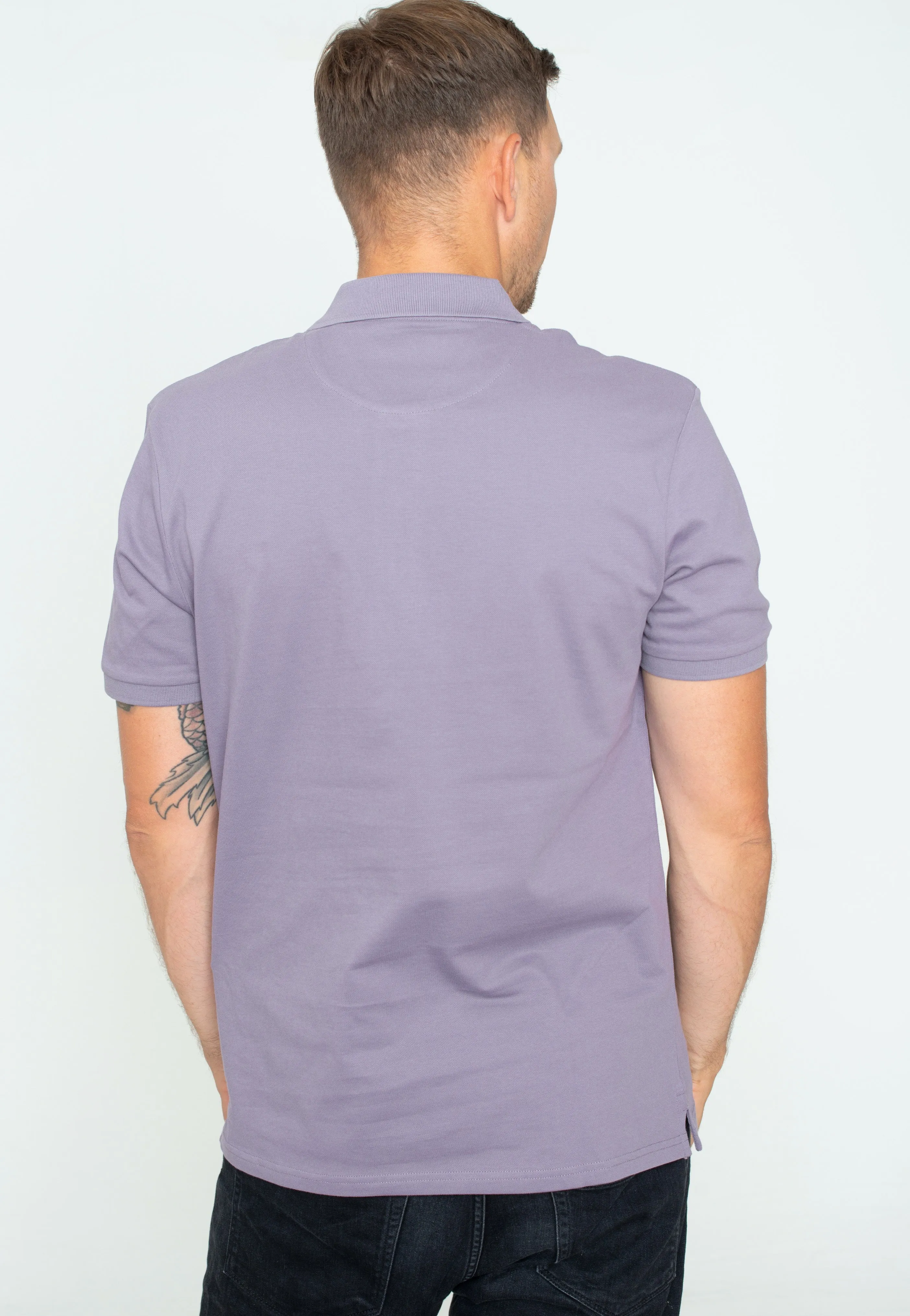 Lyle & Scott - Plain Billboard Purple - Polo