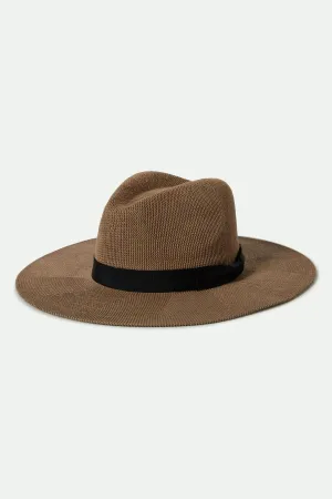 Lyons Knit Packable Hat - Dark Tan/Black Brixton