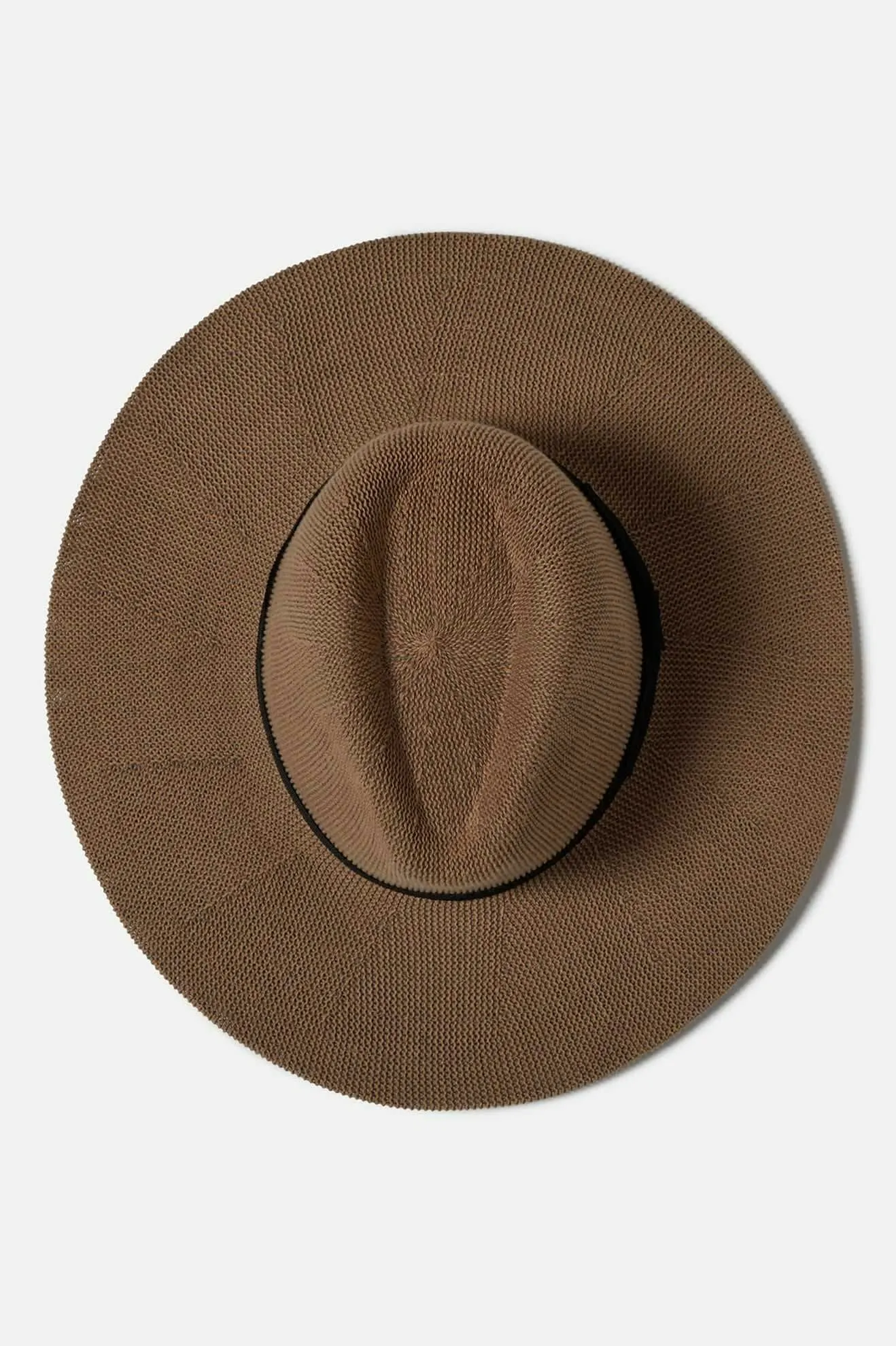 Lyons Knit Packable Hat - Dark Tan/Black Brixton