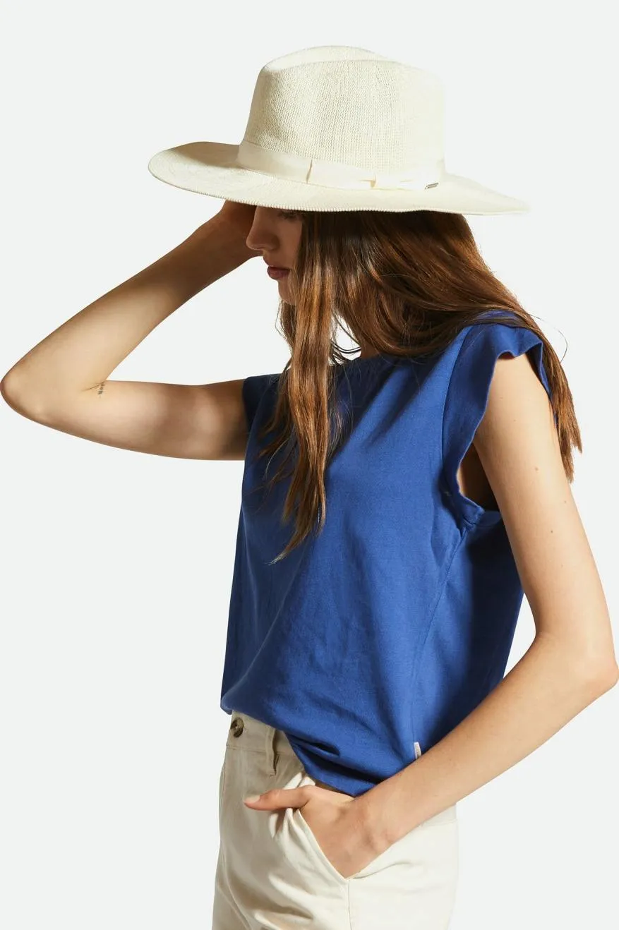Lyons Knit Packable Hat - Natural Brixton