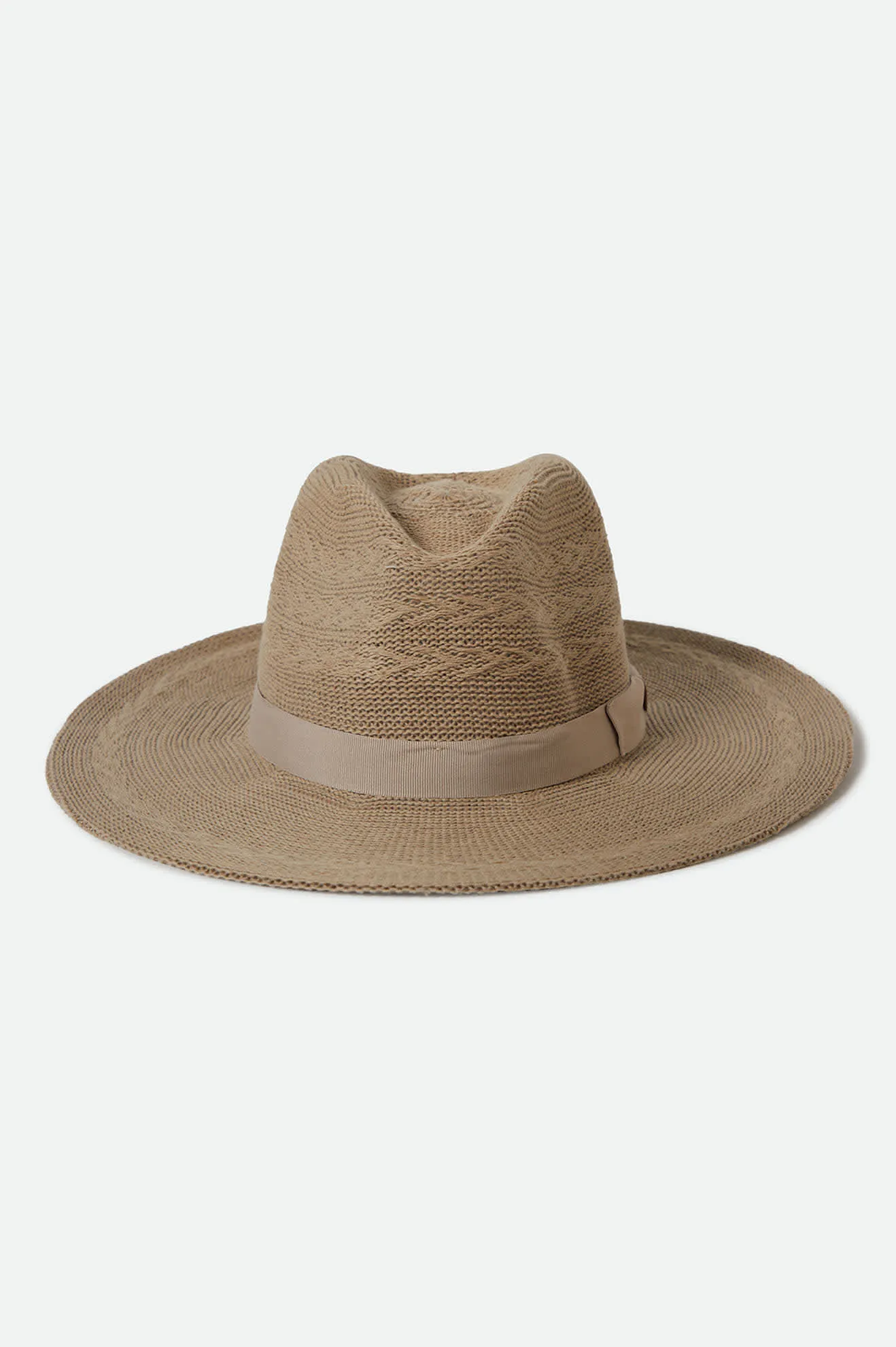 Lyons Knit Pattern Packable Hat - Light Tan/Light Tan Brixton