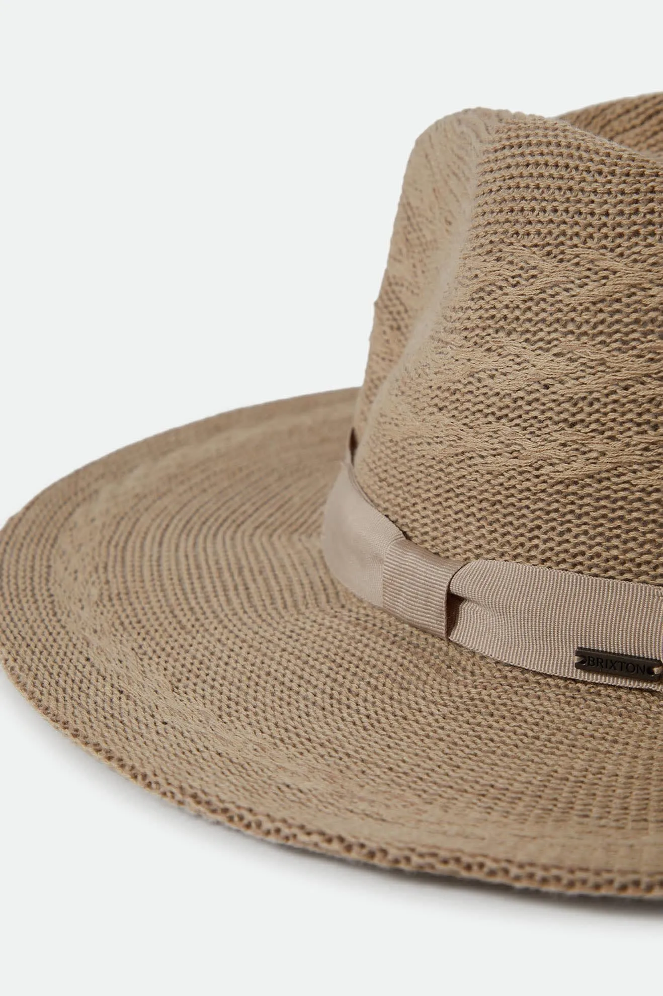Lyons Knit Pattern Packable Hat - Light Tan/Light Tan Brixton