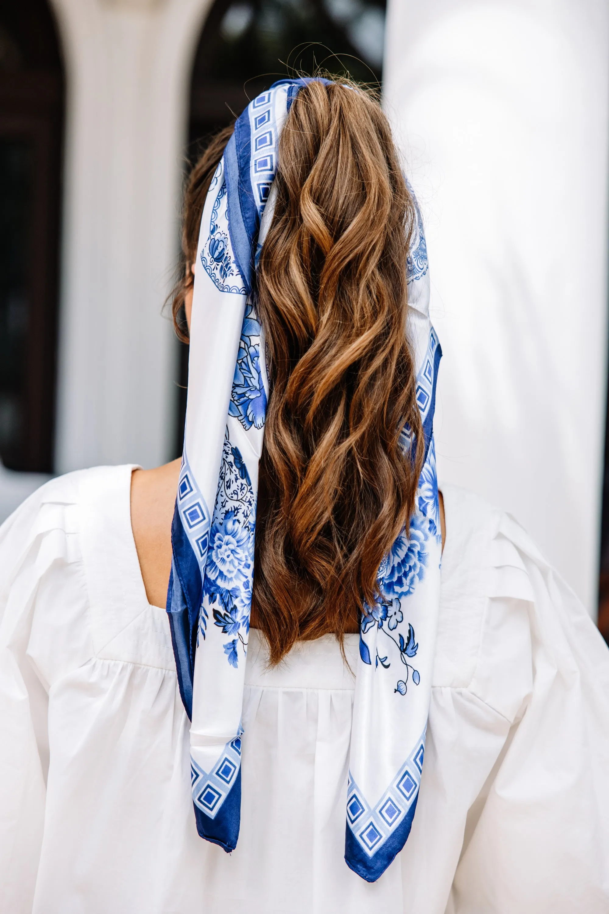 Make Your Choice Blue Hair Scarf