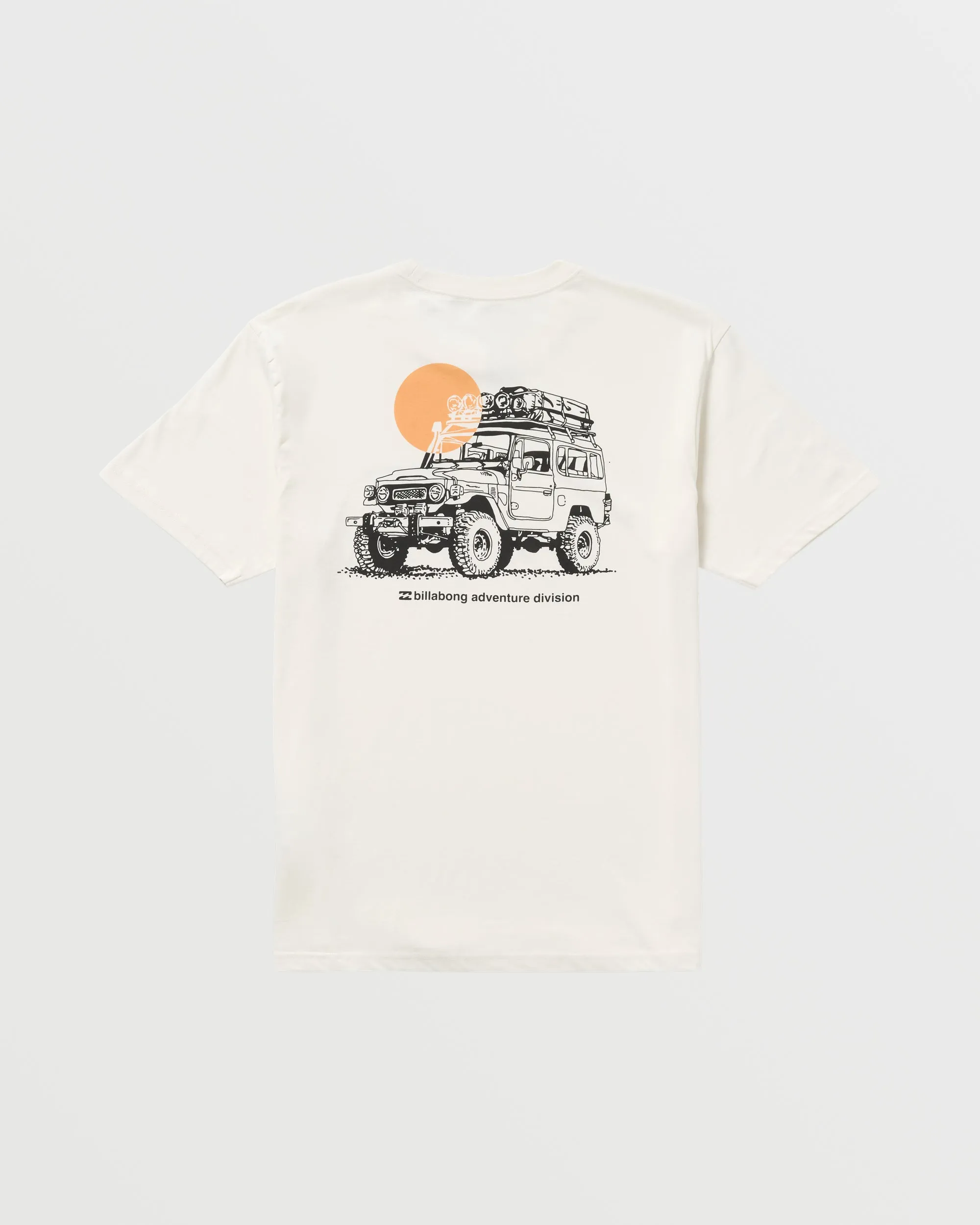 Making Tracks A/Div Tee - Off White Billabong