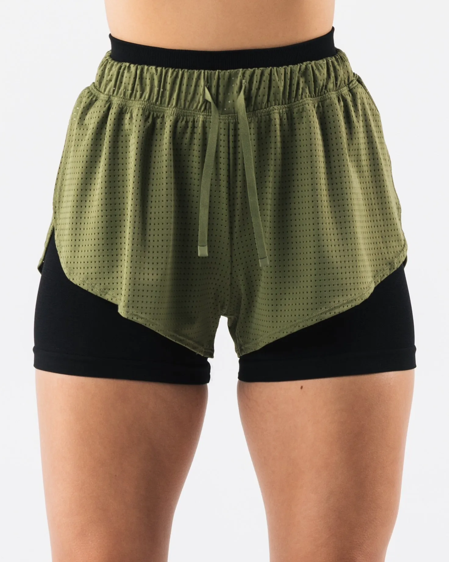 Margo Mesh Short - Agave Alphalete Athletics